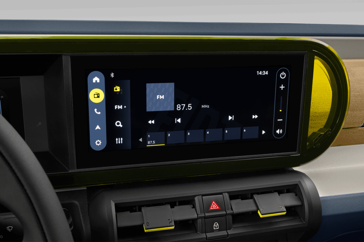 Audiosystem eines Fiat Grande Panda