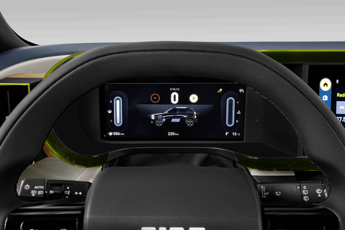 Kombiinstrument eines Fiat Grande Panda