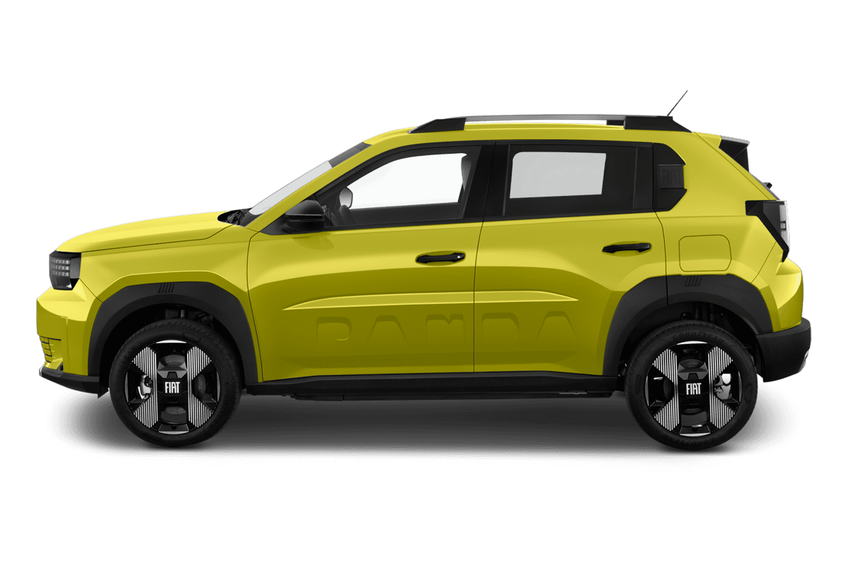 Seitenansicht eines Fiat Grande Panda