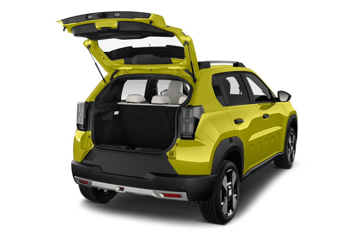 Kofferraum eines Fiat Grande Panda