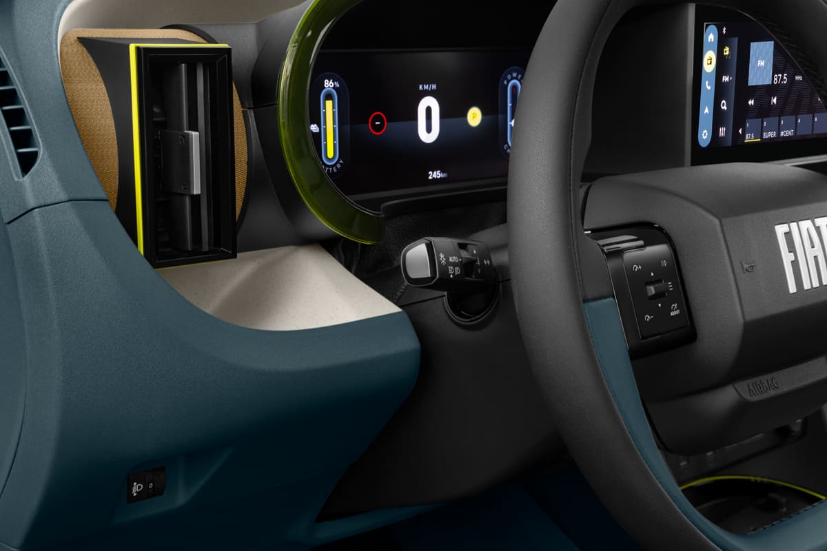 Lüftung eines Fiat Grande Panda Elektro (neues Modell)