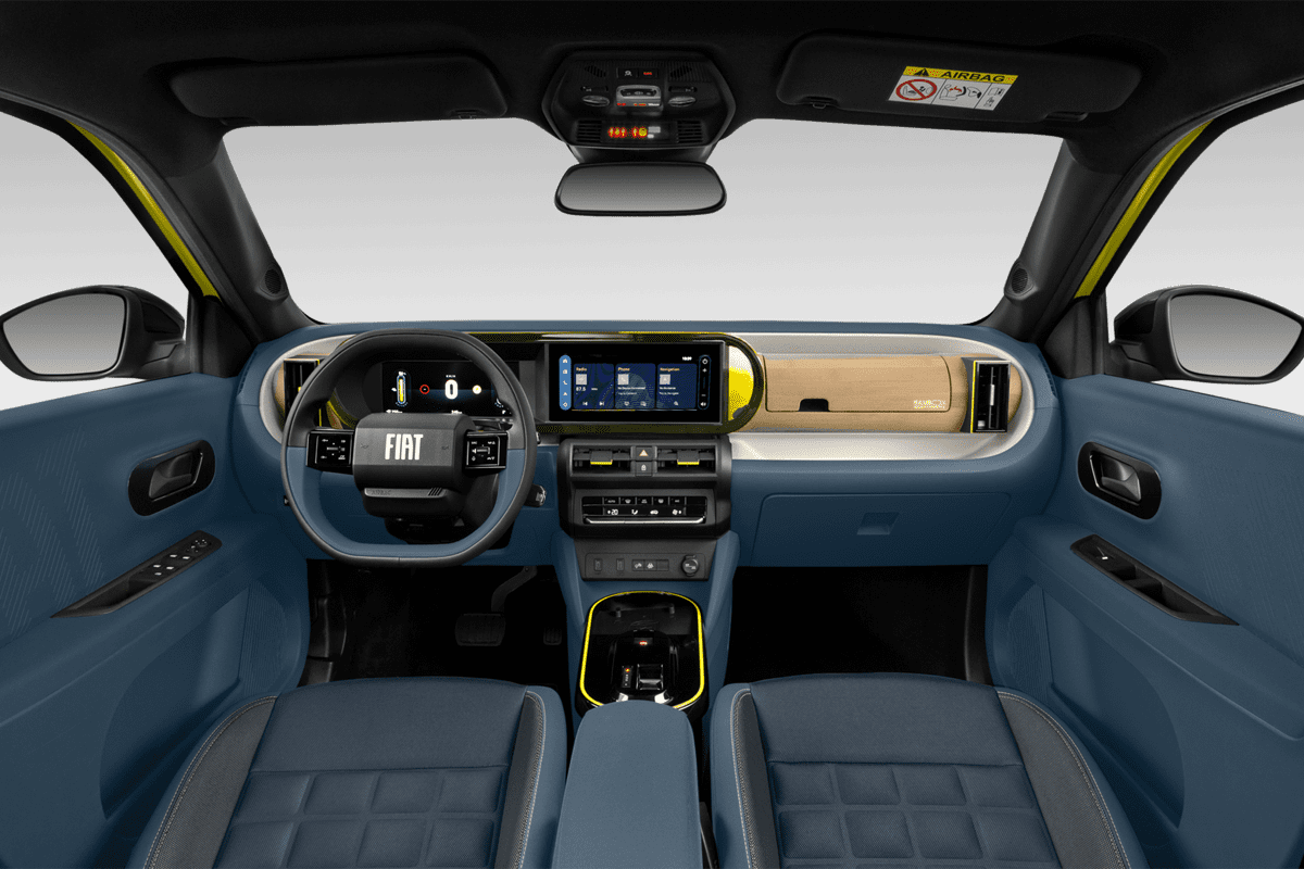 Armaturenbrett eines Fiat Grande Panda Elektro