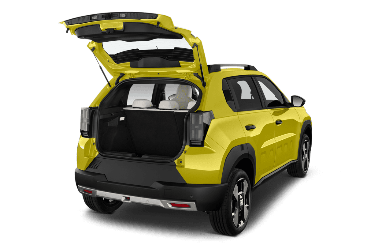 Kofferraum eines Fiat Grande Panda Elektro