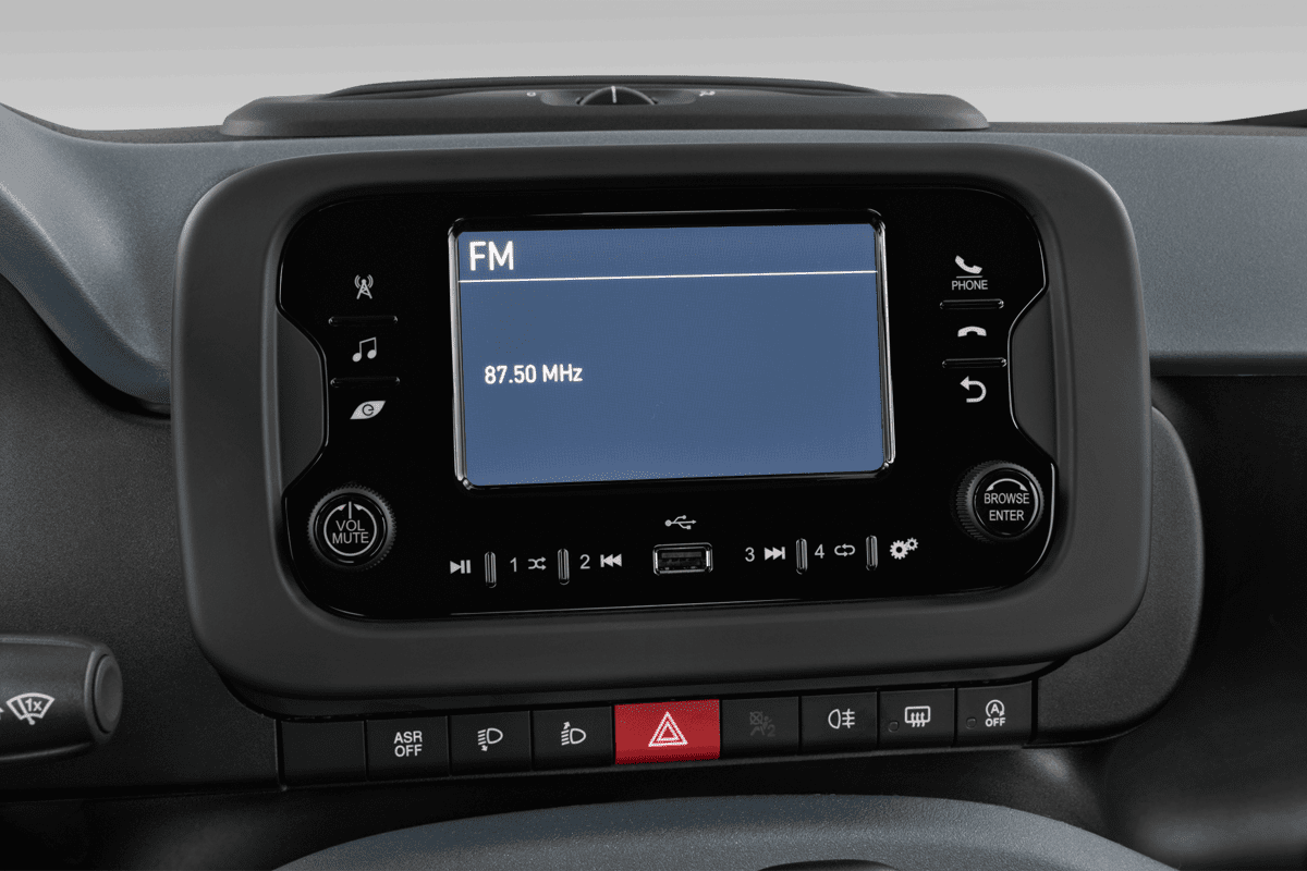 Audiosystem eines Fiat Pandina Hybrid