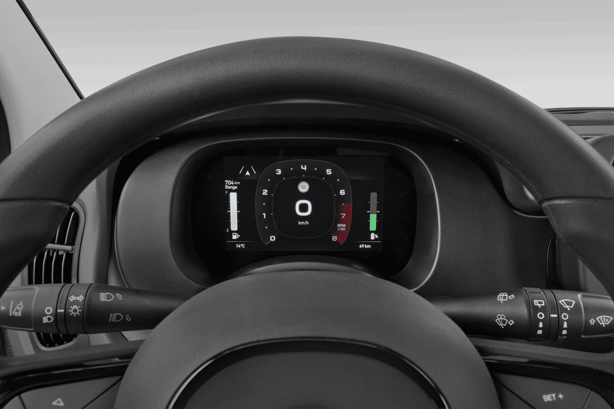Kombiinstrument eines Fiat Pandina Hybrid