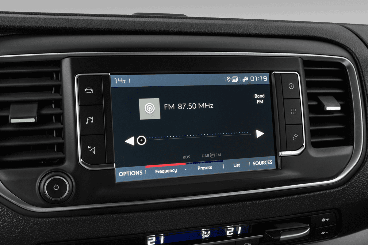 Audiosystem eines Fiat Scudo Easy Pro