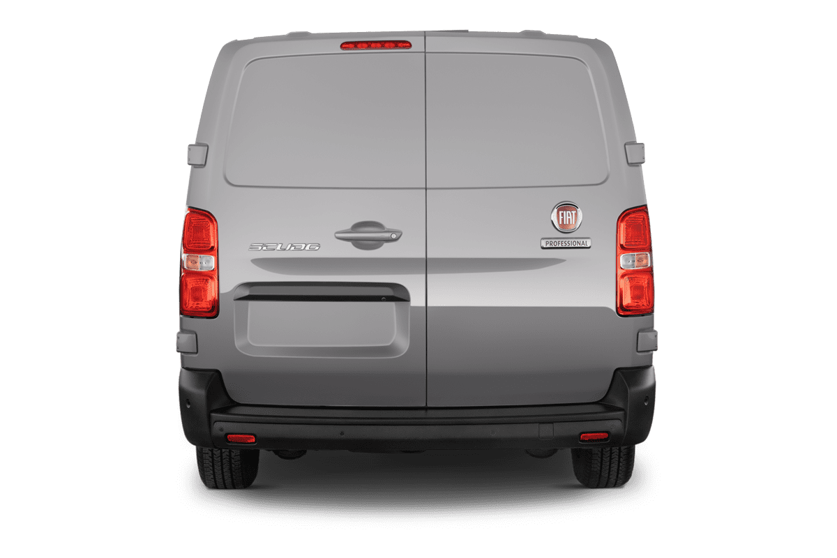 Heckansicht eines Fiat Scudo Easy Pro