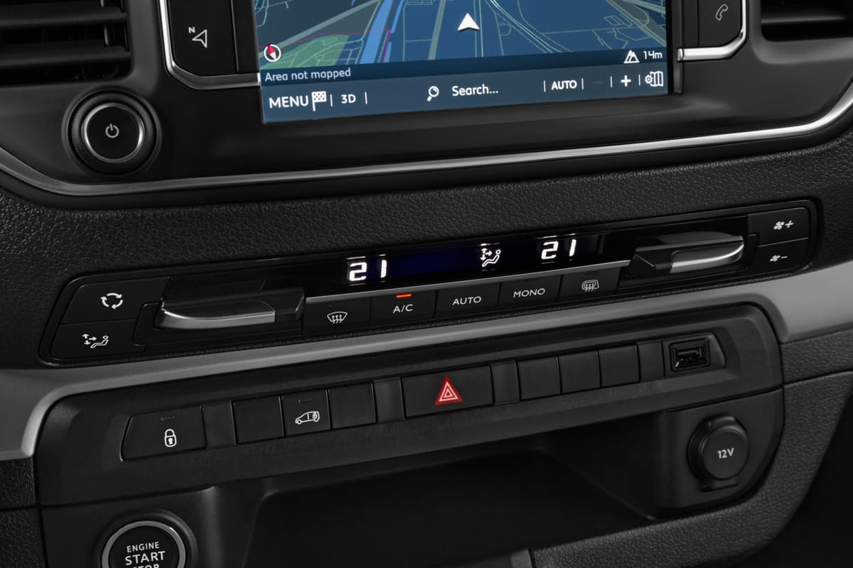 Klimasteuerung eines Fiat Scudo Easy Pro