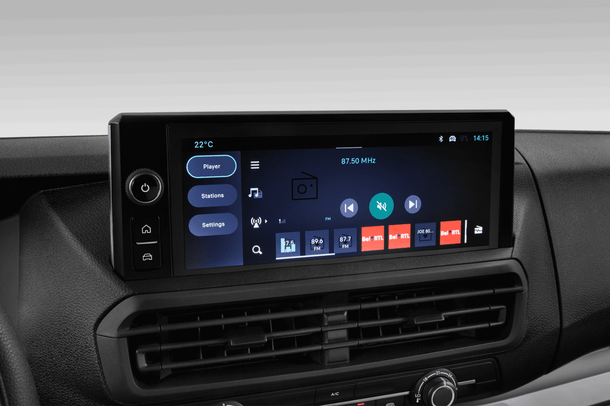 Audiosystem eines Fiat Scudo Kastenwagen