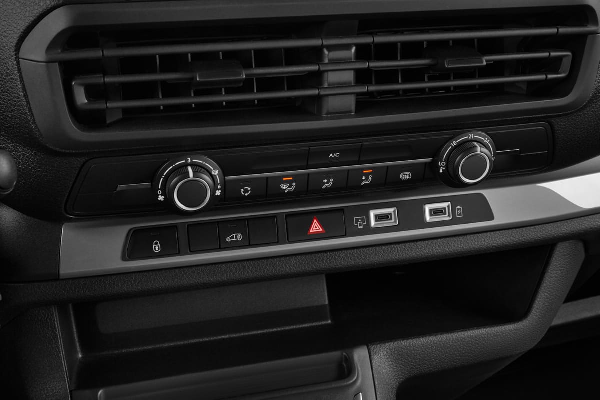 Klimasteuerung eines Fiat Scudo Kastenwagen