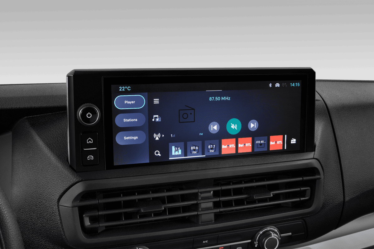 Audiosystem eines Fiat Scudo Kombi