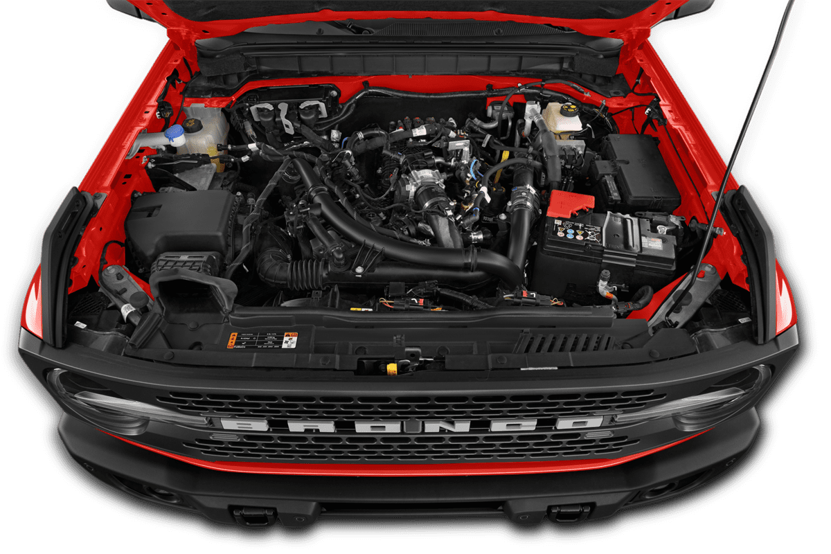Motorraum eines Ford Bronco