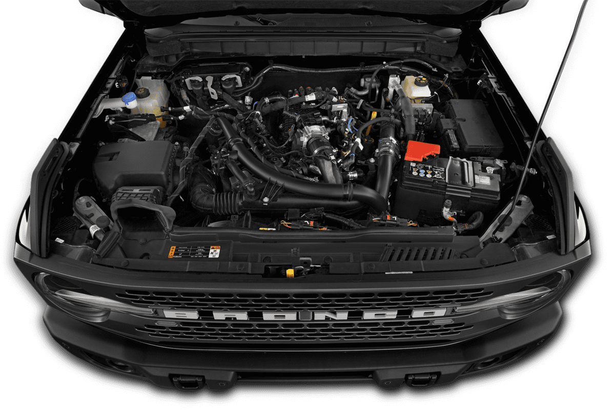 Motorraum eines Ford Bronco