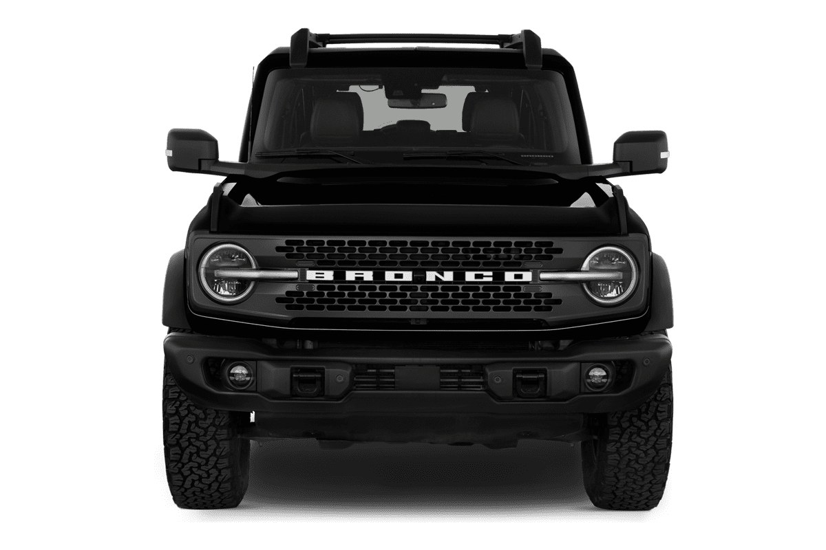 Frontansicht eines Ford Bronco, freigestellt