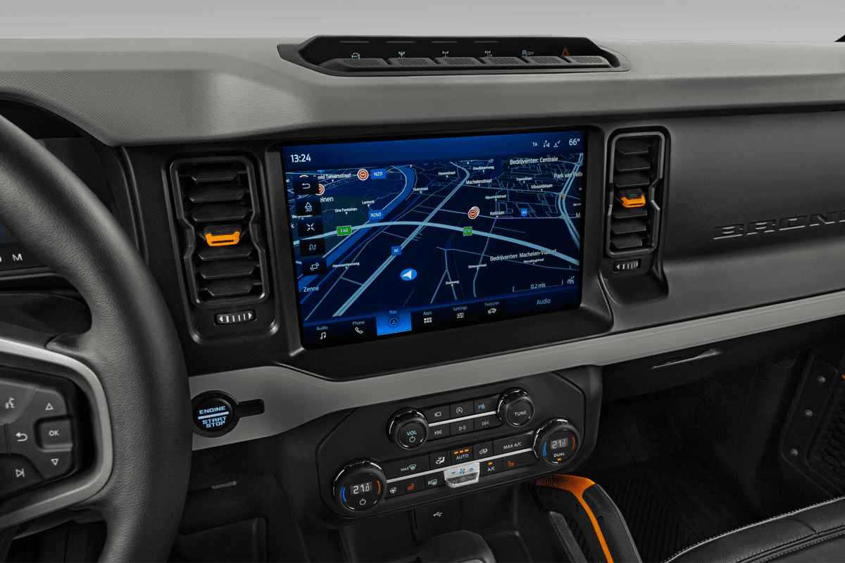 Mittelkonsole eines Ford Bronco