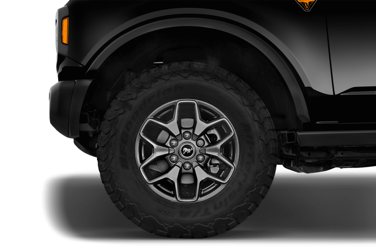 Radkappe oder Felge eines Ford Bronco