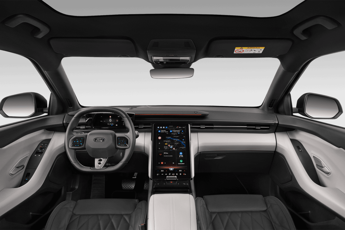 Armaturenbrett eines Ford Capri EV