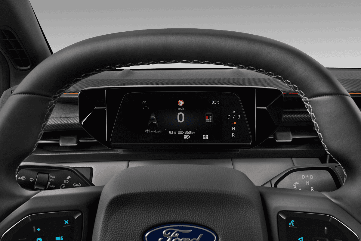 Kombiinstrument eines Ford Capri EV