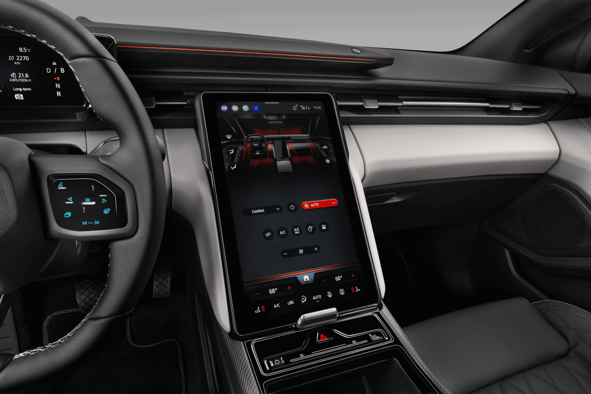 Klimasteuerung eines Ford Capri EV