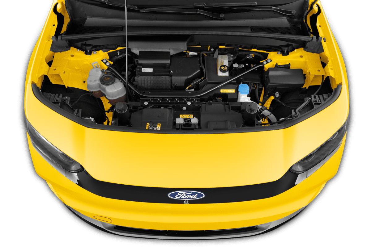 Motorraum eines Ford Capri EV