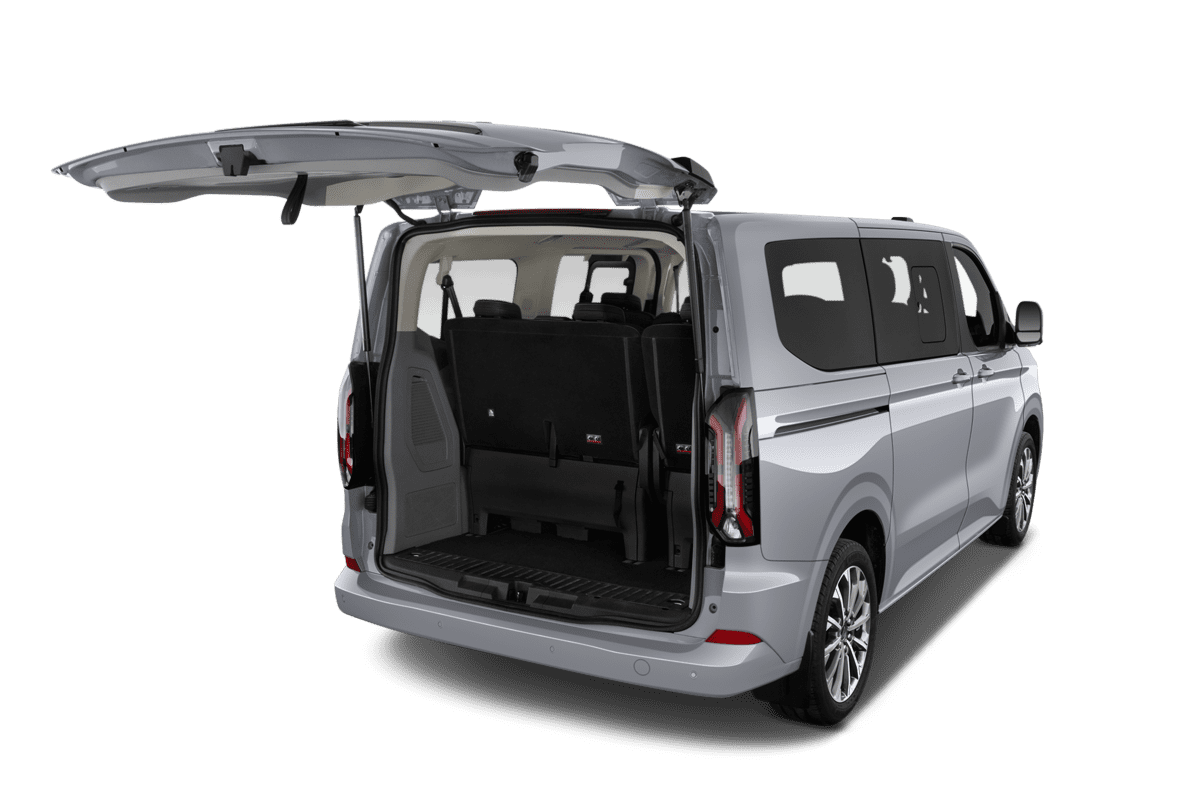 Kofferraum eines Ford E-Tourneo Custom 