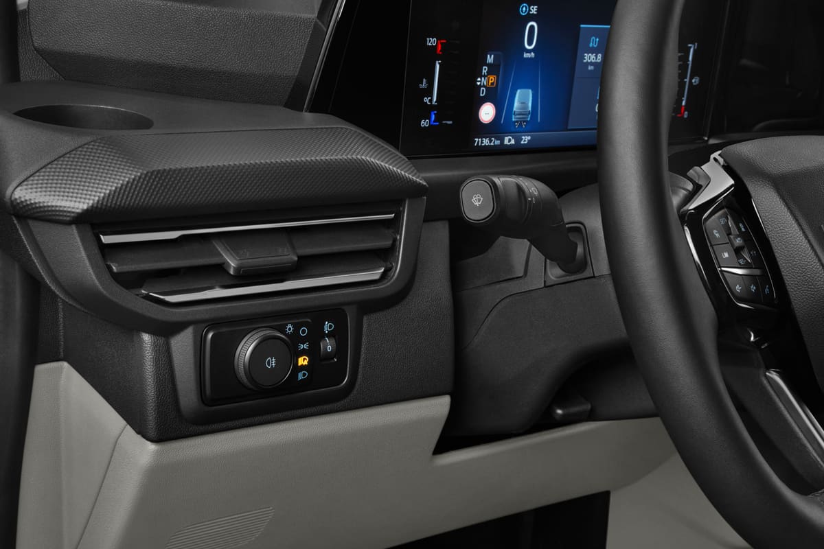 Lüftung eines Ford Transit E-Custom Kastenwagen