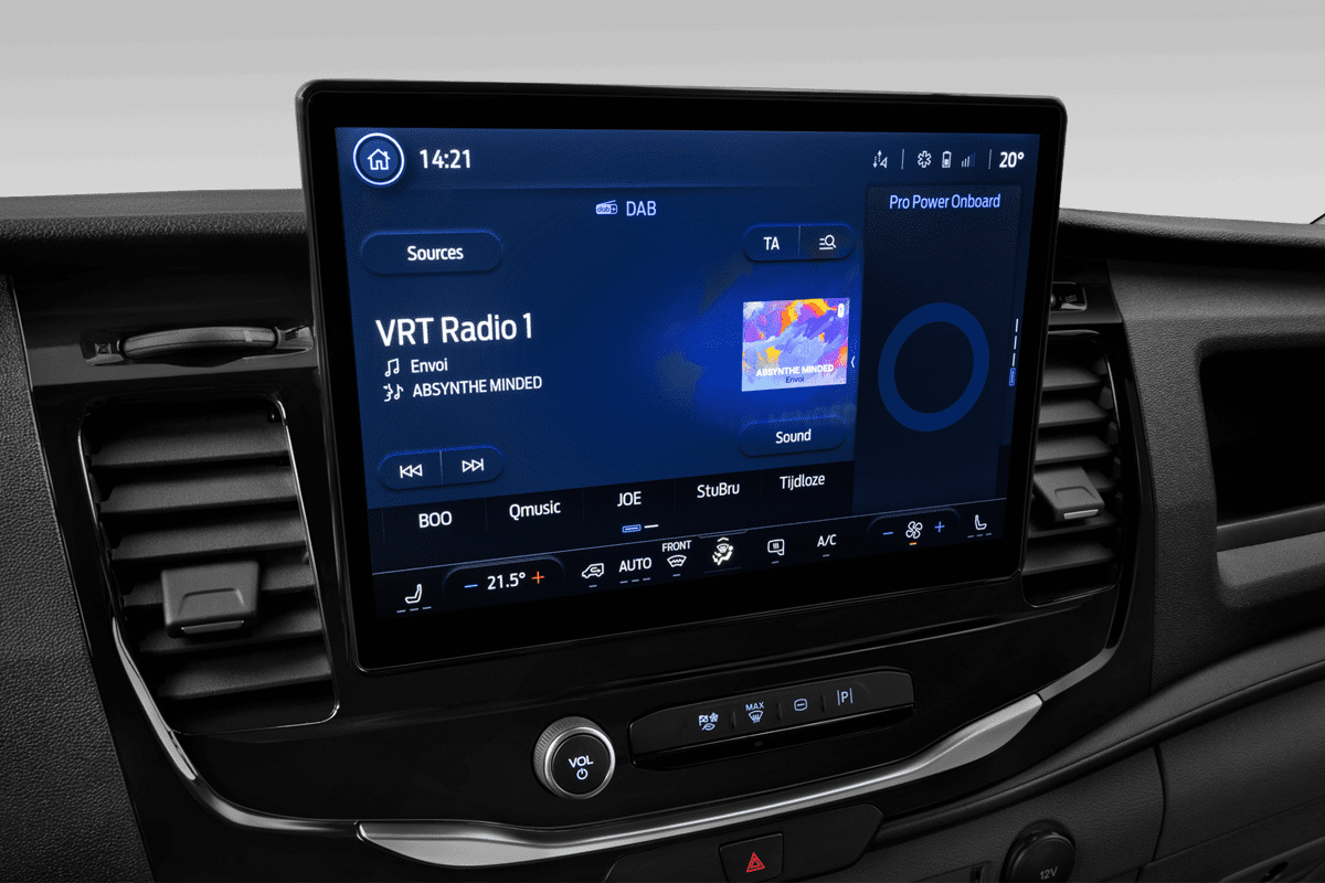 Audiosystem eines Ford E-Transit