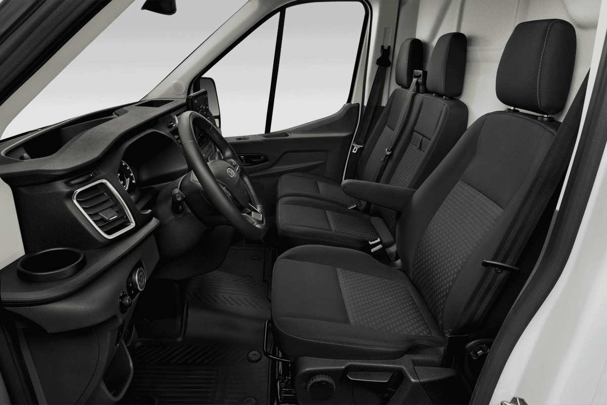 Vordersitze eines Ford E-Transit