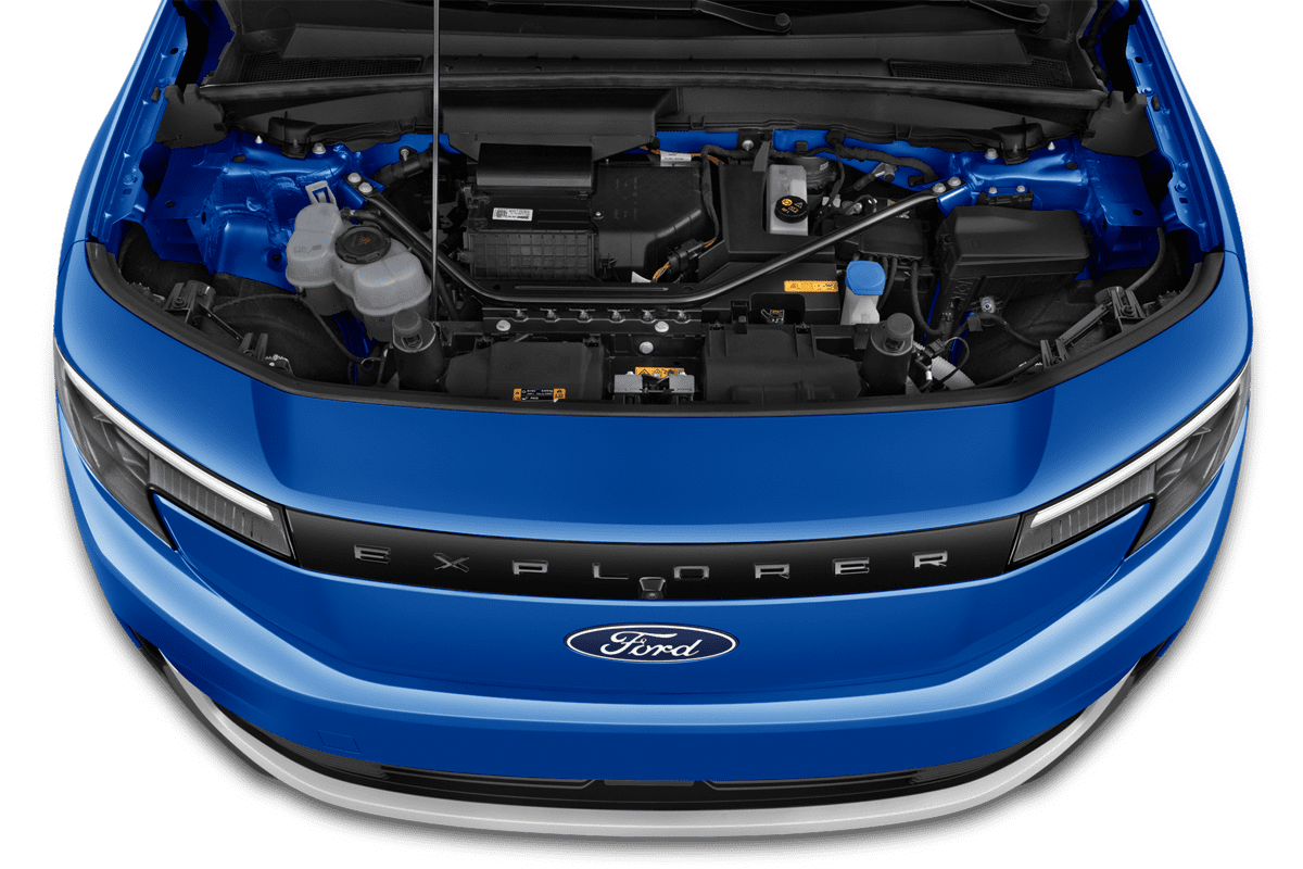 Motorraum eines Ford e-Explorer