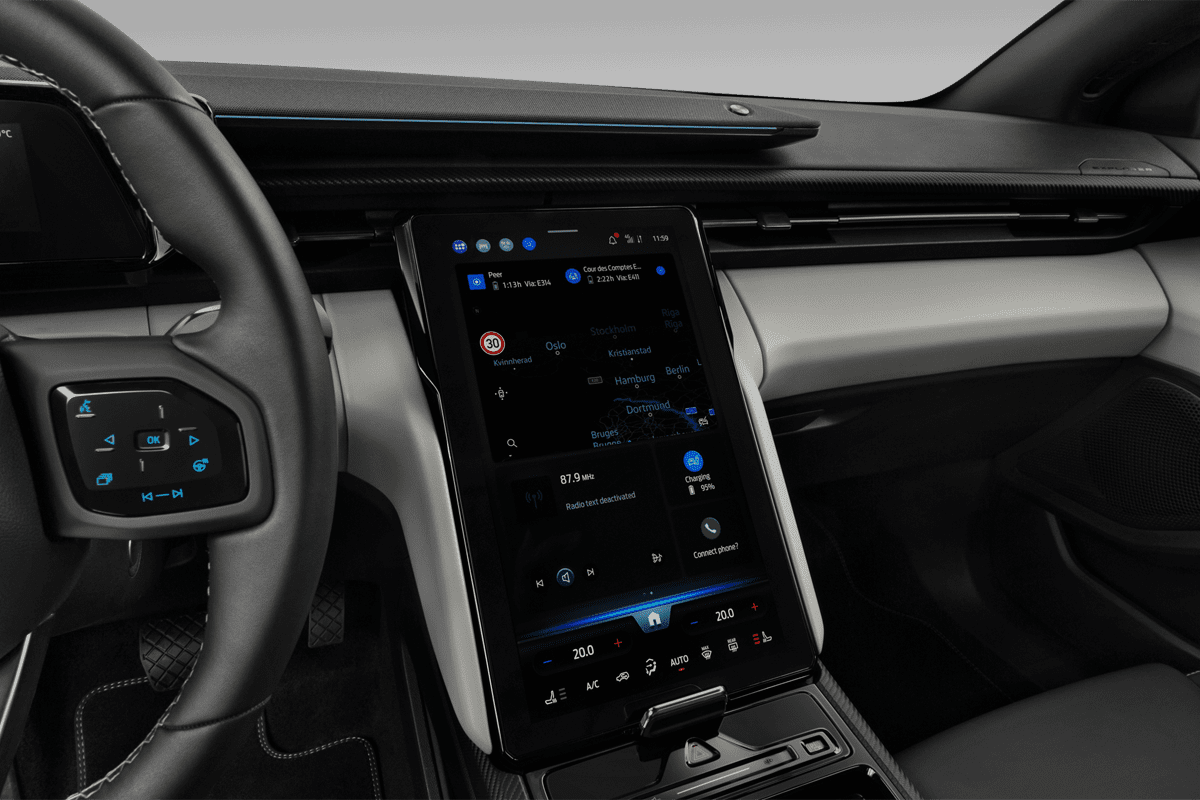 Mittelkonsole eines Ford e-Explorer