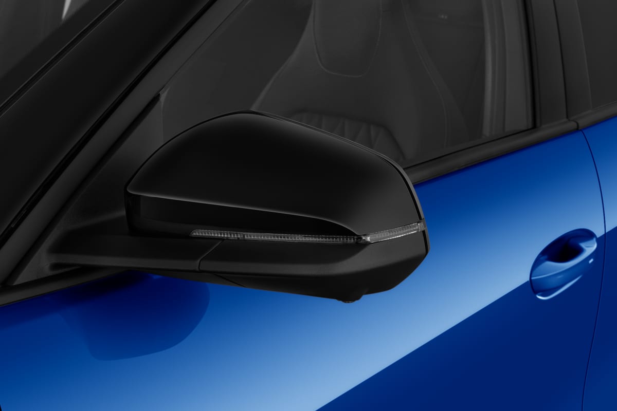 Rückspiegel eines Ford e-Explorer