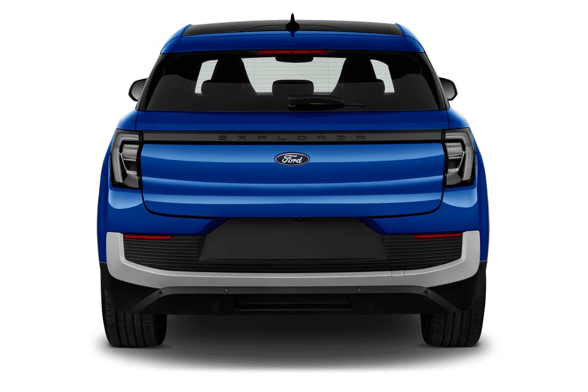 Heckansicht eines Ford e-Explorer