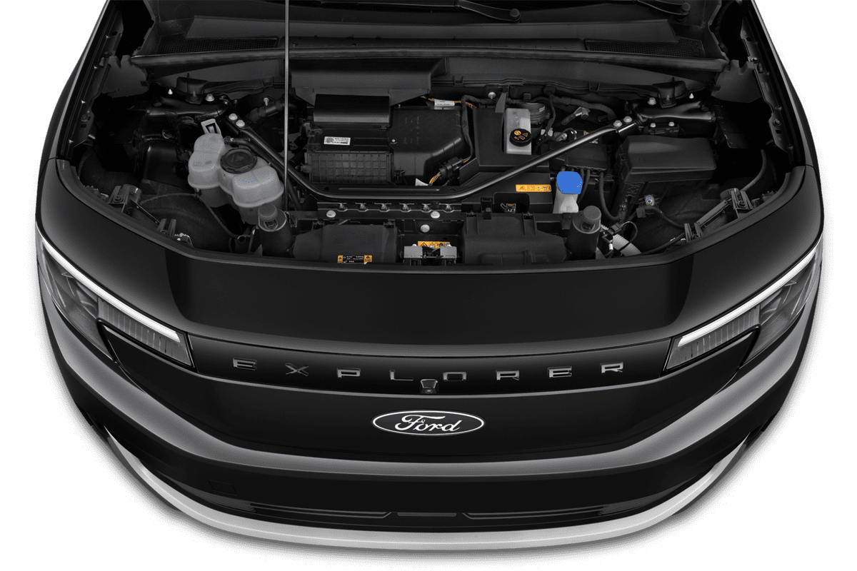 Motorraum eines Ford e-Explorer
