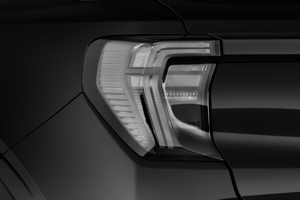 Heckleuchten eines Ford e-Explorer