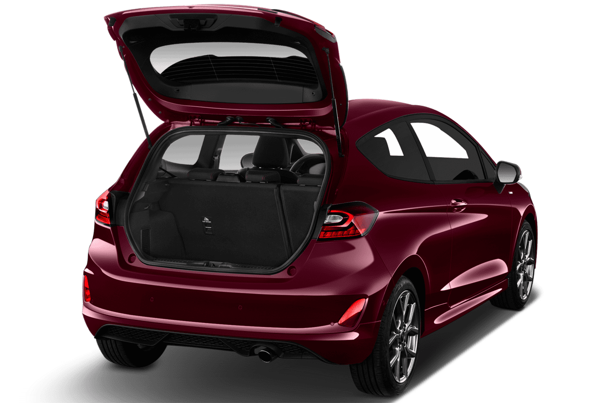 Kofferraum eines Ford Fiesta