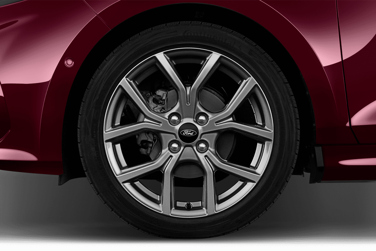 Radkappe oder Felge eines Ford Fiesta