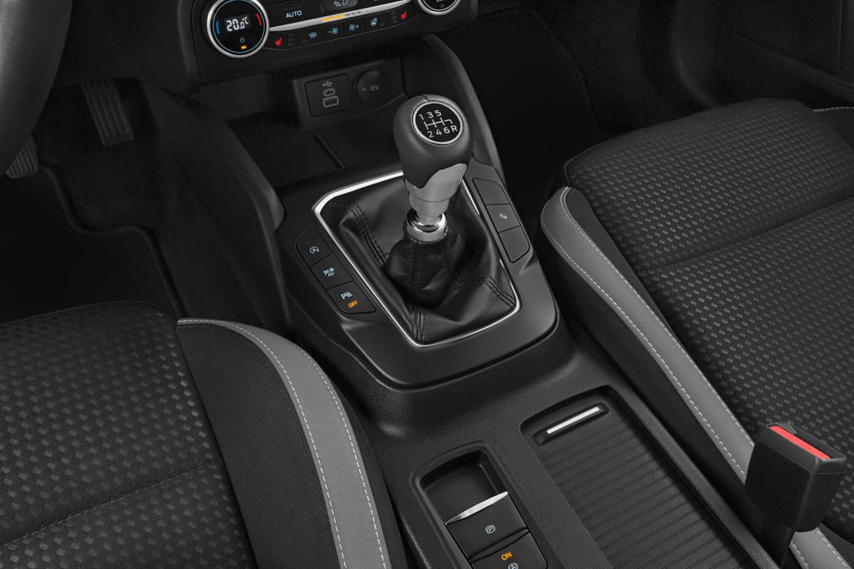Schaltknüppel eines Ford Focus 5-türig