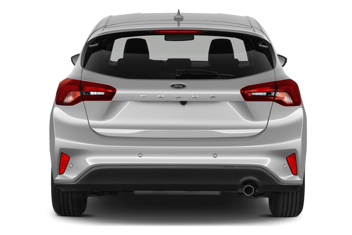 Heckansicht eines Ford Focus 5-türig