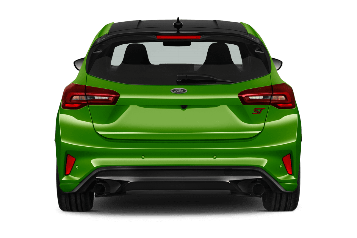 Heckansicht eines Ford Focus ST
