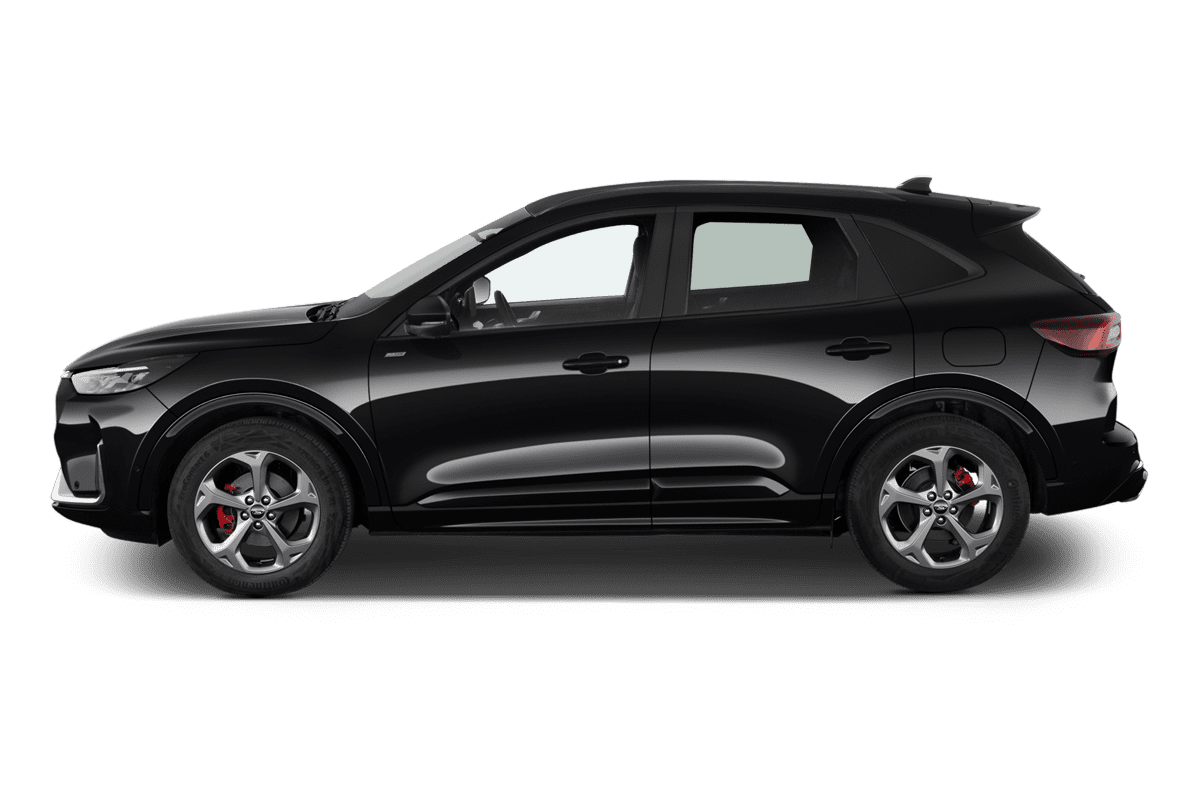 Seitenansicht eines Ford Kuga Hybrid 