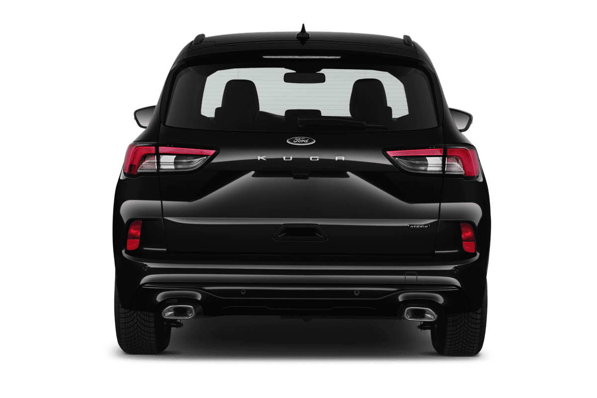 Heckansicht eines Ford Kuga Plug-in-Hybrid 
