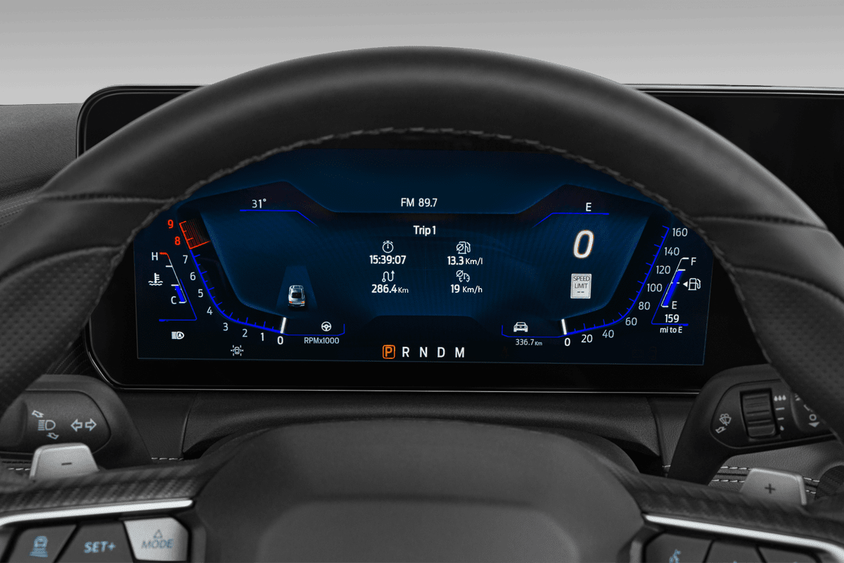 Kombiinstrument eines Ford Mustang Convertible (neues Modell)