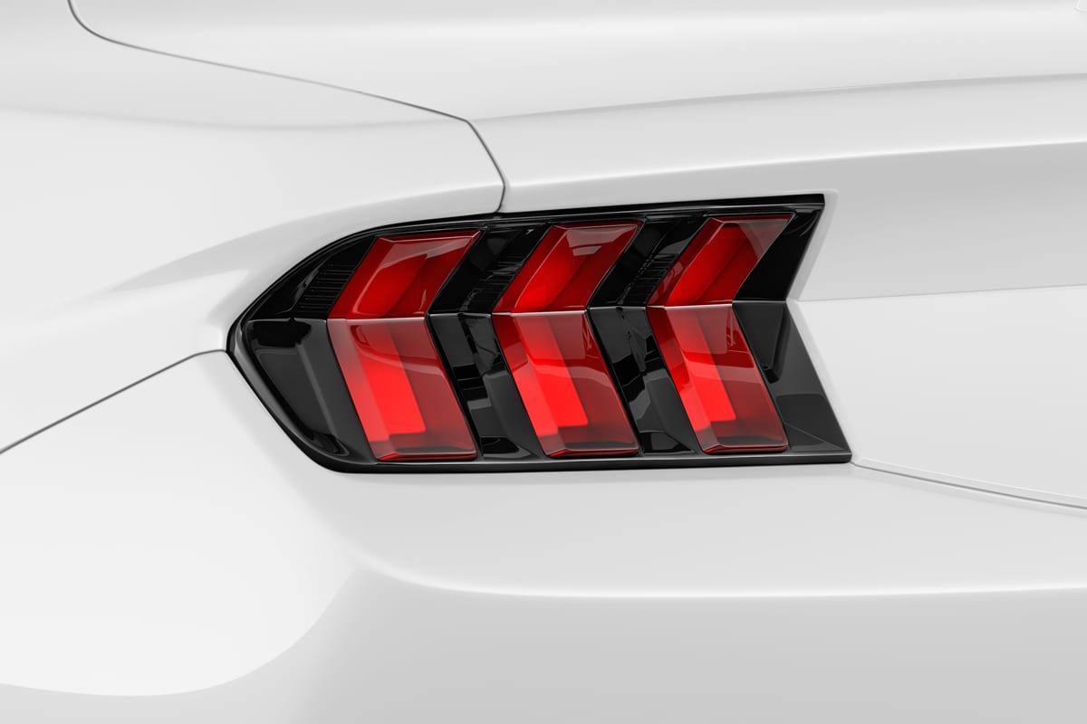 Heckleuchten eines Ford Mustang Convertible (neues Modell)