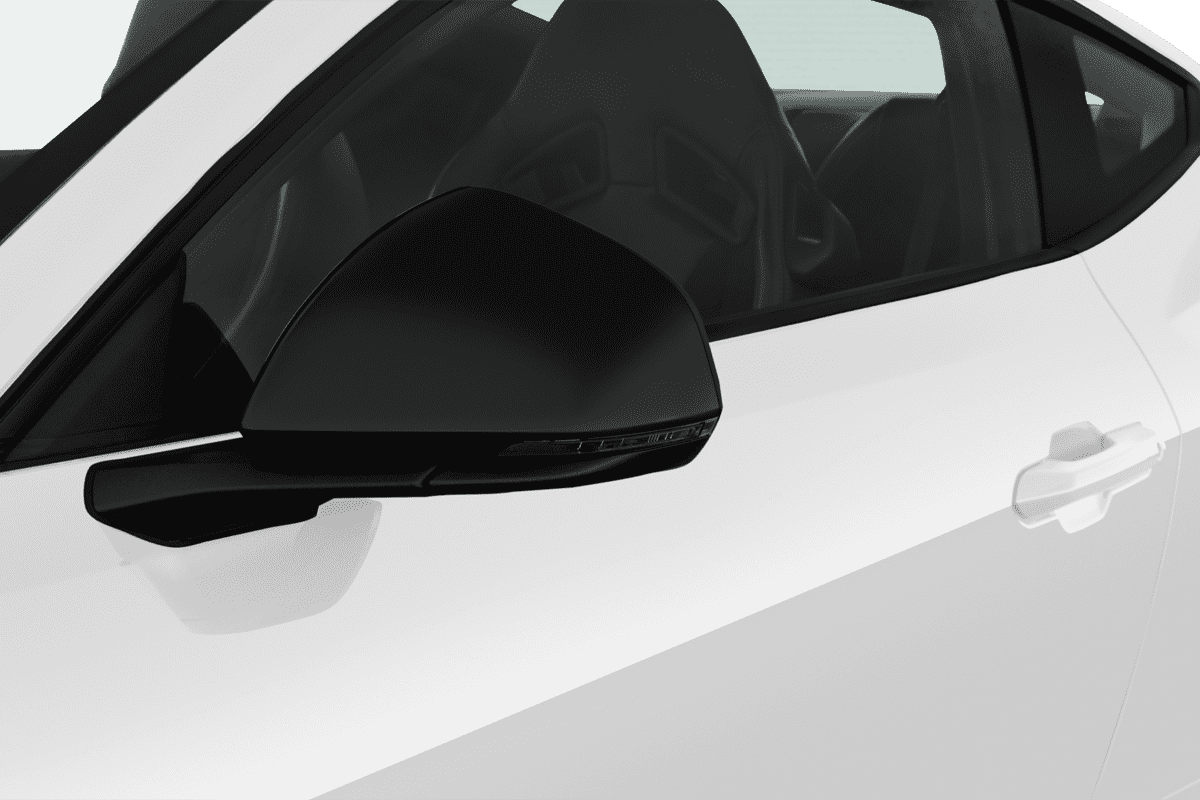 Rückspiegel eines Ford Mustang Fastback