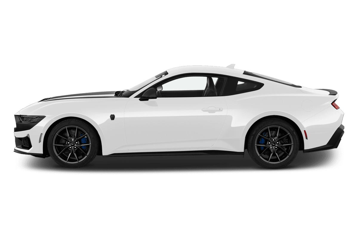 Seitenansicht eines Ford Mustang Fastback