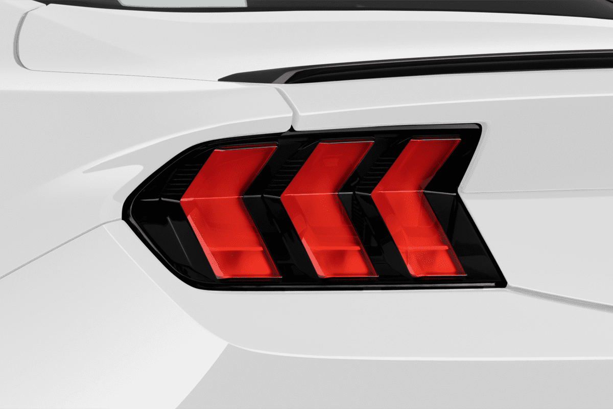 Heckleuchten eines Ford Mustang Fastback