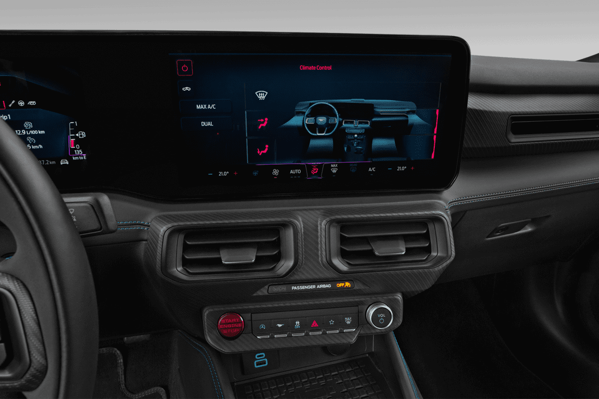 Klimasteuerung eines Ford Mustang Fastback