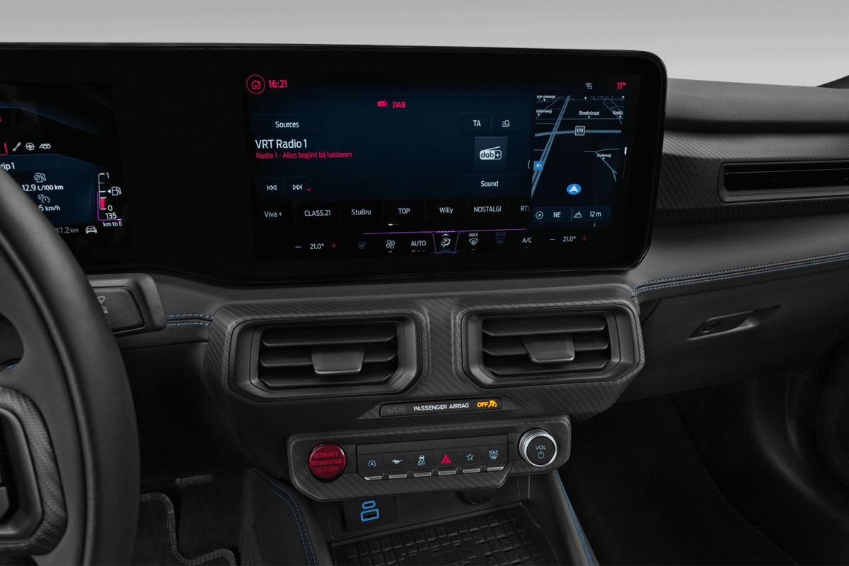 Audiosystem eines Ford Mustang Fastback (neues Modell)