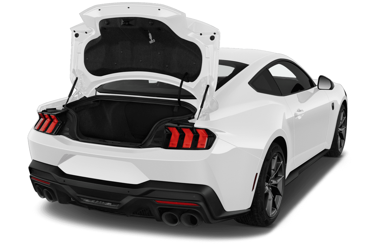 Kofferraum eines Ford Mustang Fastback (neues Modell)