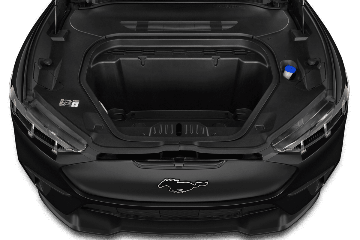 Motorraum eines Ford Mach E (neues Modell)